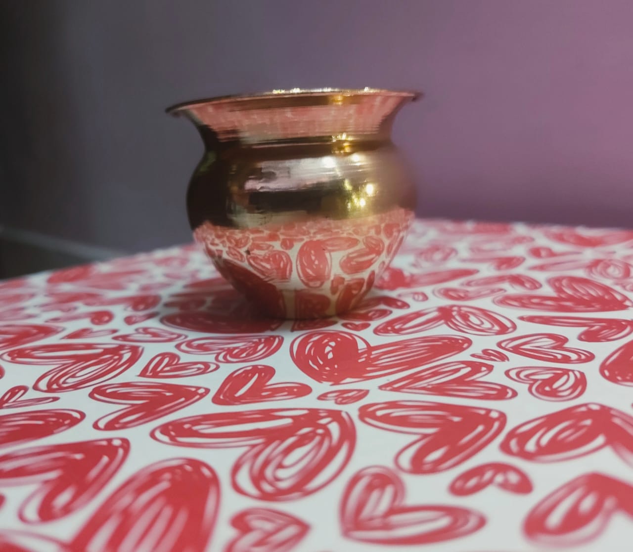 Sanat Music Chhotu Copper Puja Lota