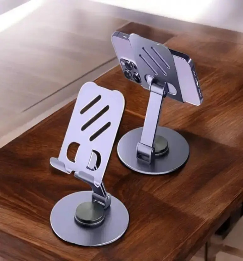 Adjustable Mobile Phone Stand Holder for Desk, Table & Video Calls (Pack of 1)