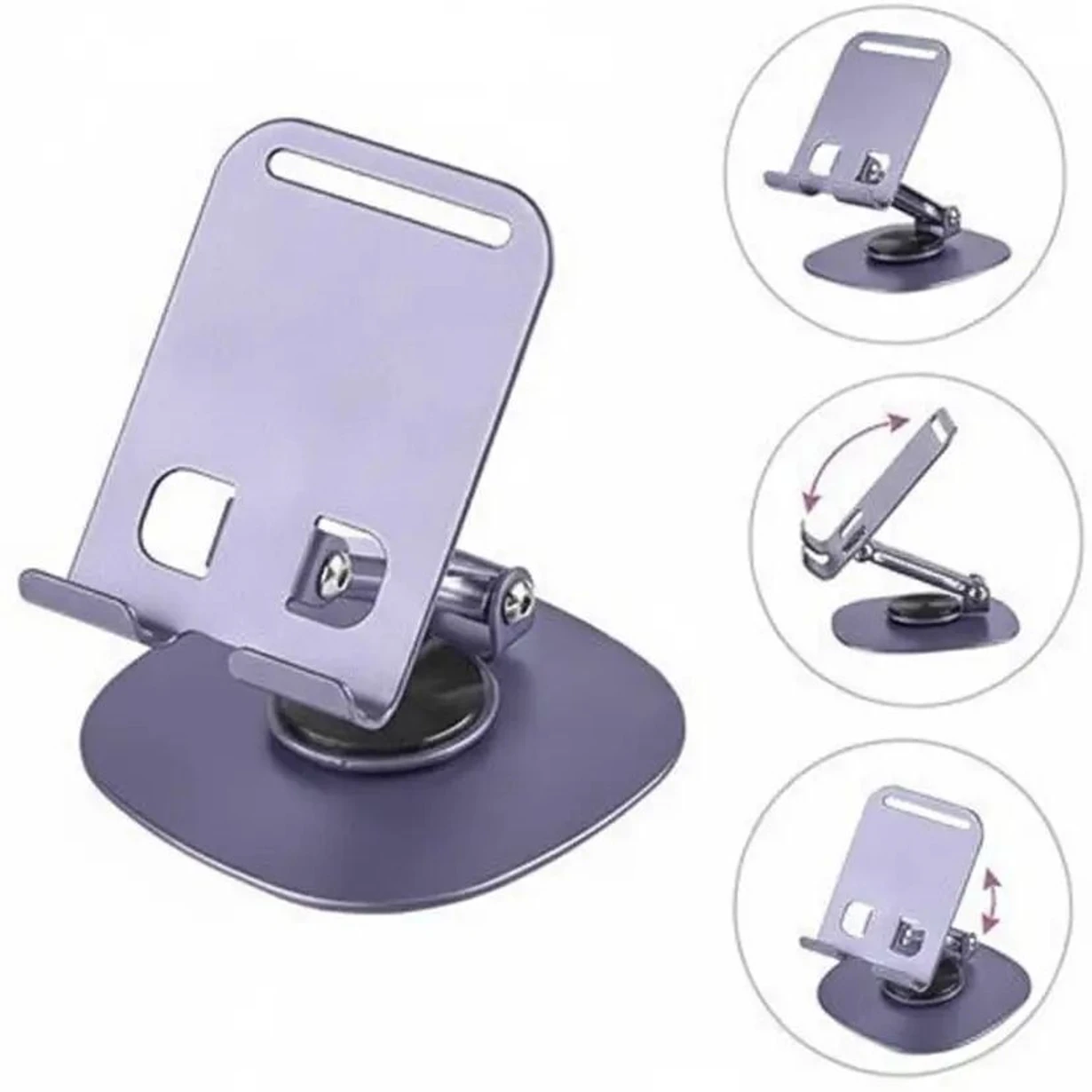 Adjustable Mobile Phone Stand Holder for Desk, Table & Video Calls (Pack of 1)