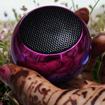 Portable Bluetooth Speaker with Deep Bass & Long Battery Life (Pack of 2)
